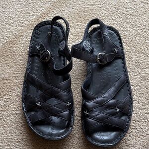 Keen Women's Black Leather Sandals